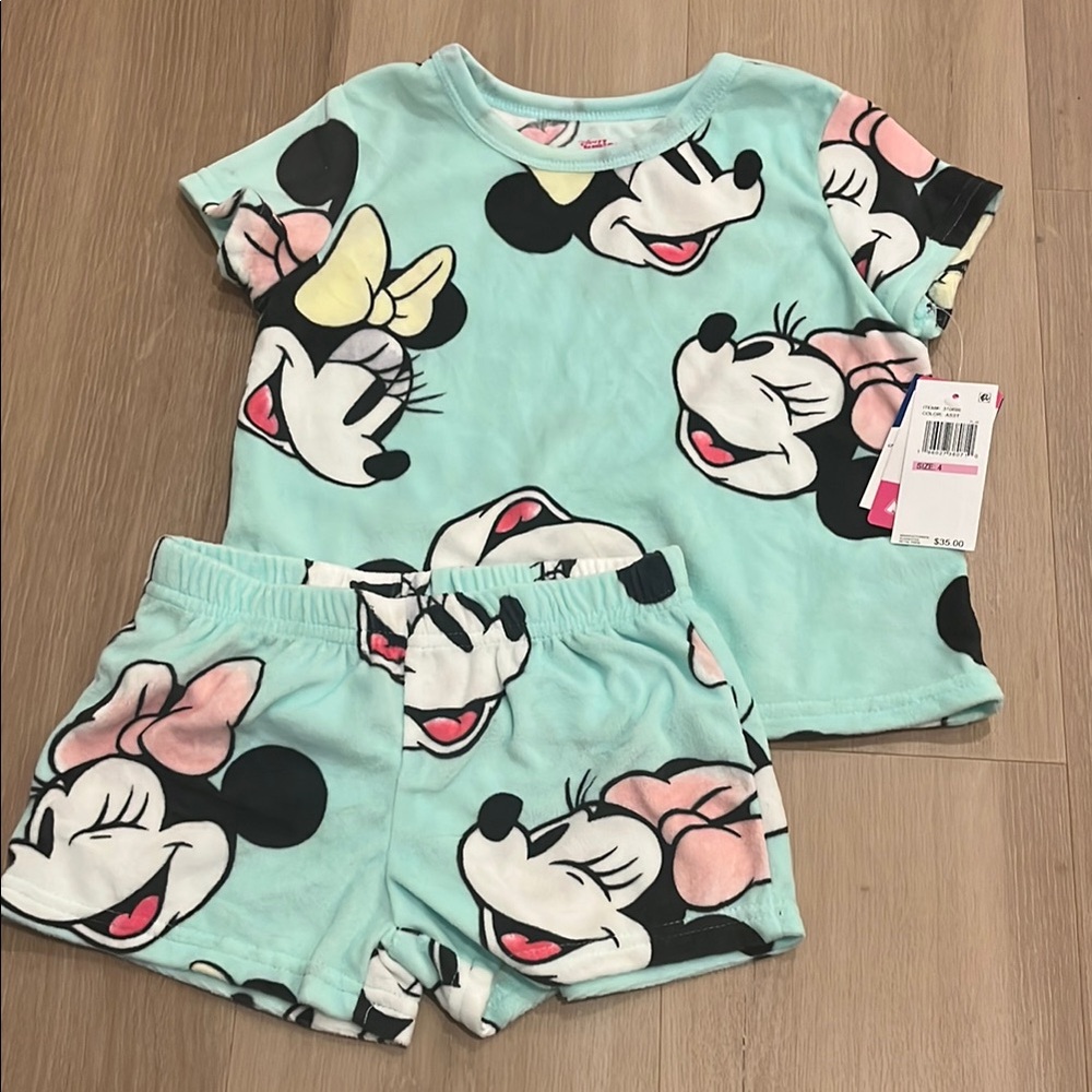 Disney Kids Pajamas -  Minnie Mouse Set